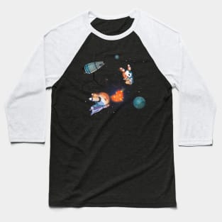 Bunnies Space Love Baseball T-Shirt